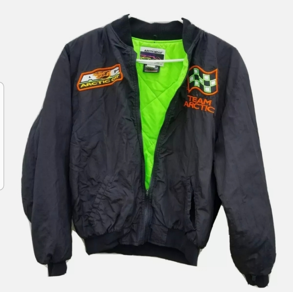 Arctic Cat Black Arcticwear Snowmobile Jacket Mens
